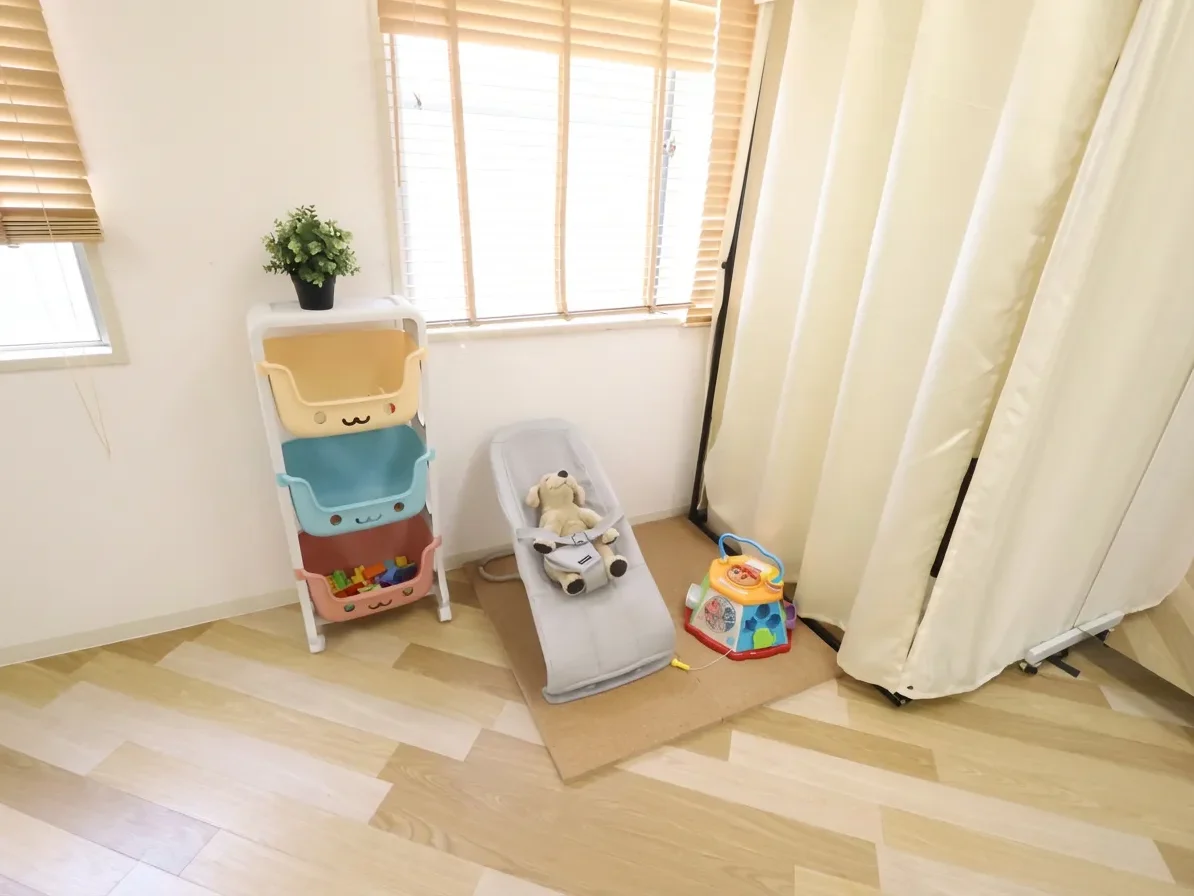 ピラティスアヴニール江坂店のお子さま連れ向けのスペース