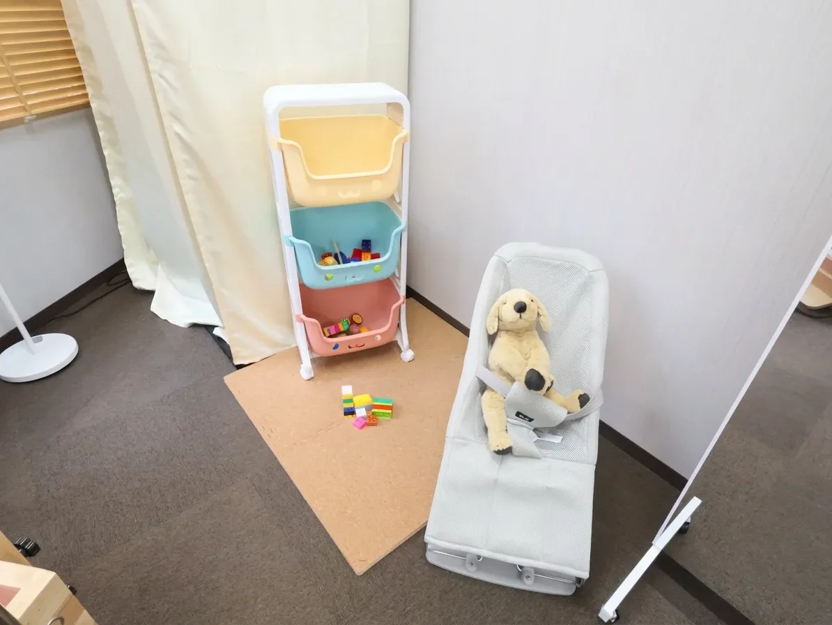 ピラティスアヴニール大津店のお子さま連れ向けのスペース