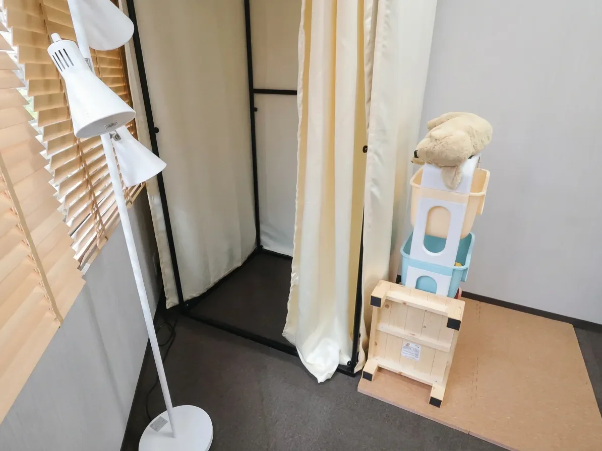 ピラティスアヴニール大津店のお子さま連れ向けのスペース