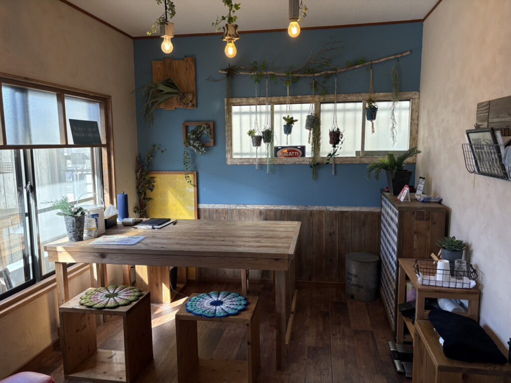 ピラティスアヴニール柏原店の待合