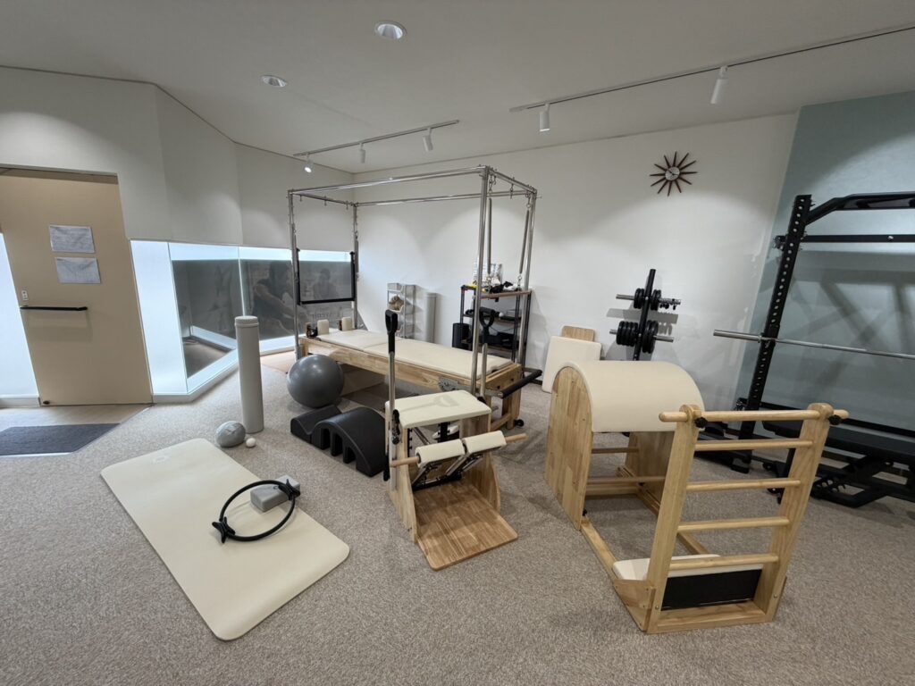 ピラティスアヴニール徳島藍住店のスタジオ
